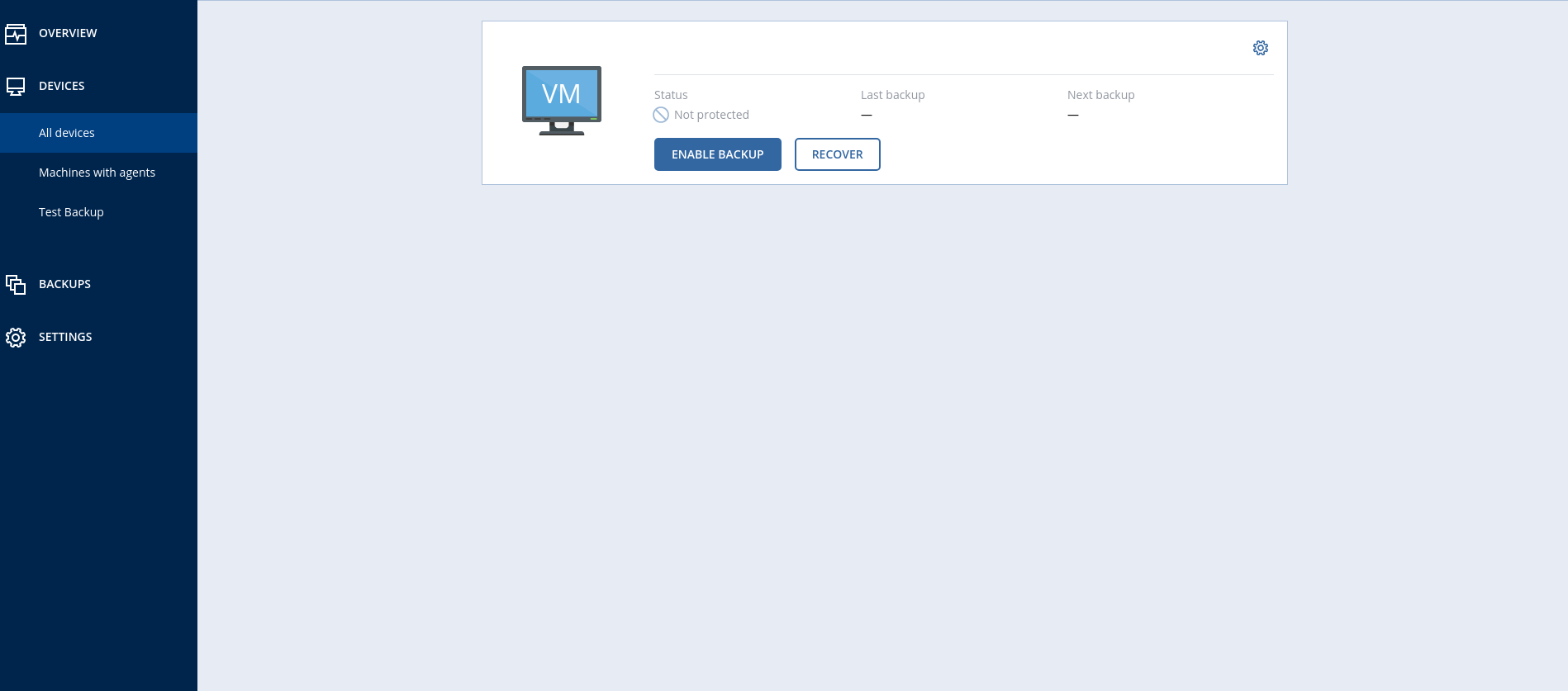 Backup Centos 8