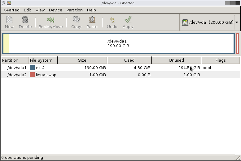 Change Disk size
